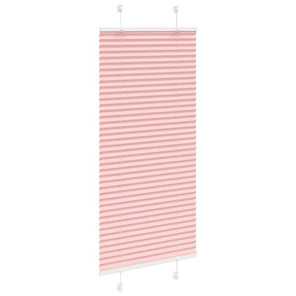 vidaXL Pliss&eacute; rolgordijn 55x100 cm stofbreedte 54,4 cm polyester roze