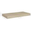vidaXL Wandschappen zwevend 4 st 50x23x3,8 cm MDF eikenkleurig