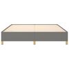 vidaXL Bedframe zonder matras stof donkergrijs 180x200 cm