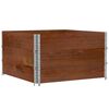 vidaXL Palletopzetranden 3 st 100x100 cm massief grenenhout bruin