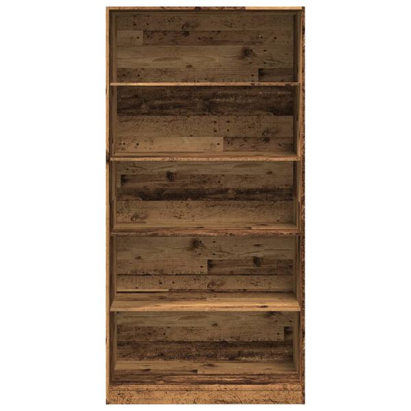 vidaXL Kledingkast 100x50x200 cm bewerkt hout oud hout