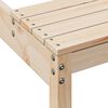 vidaXL Picknicktafel 160x134x75 cm massief grenenhout