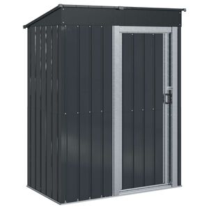 vidaXL Tuinhuisjes Antraciet 137 x 81 x 180 cm Metaal