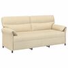 vidaXL Bank 100% polyester metalen frame MDF, Multiplex