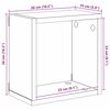 vidaXL Wandschappen 2 pcs Artisan Eiken 26 x 15 x 26 cm Bewerkt hout