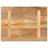 vidaXL Tafelblad rechthoekig 80x60x2,5 cm massief mangohout