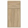 vidaXL Dressoir met lade Sonoma eiken 38 x 34,5 x 75 cm Bewerkt hout