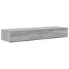 vidaXL studiobureau Grijs Sonoma 110 x 40 x 19,5 cm Bewerkt hout