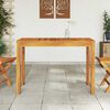 vidaXL Tuintafel 110x55x75 cm massief acaciahout