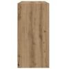 vidaXL Dressoir 102x37x75,5 cm bewerkt hout artisanaal eikenkleurig