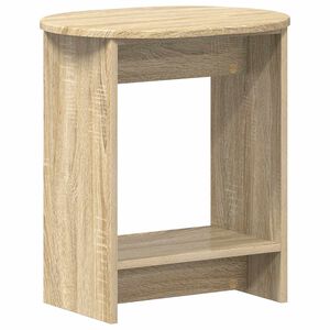 vidaXL Bijzettafel Sonoma Eiken 50 x 39,5 x 55 cm Bewerkt hout