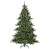 vidaXL Kunstmatige Inklapbare Kerstboom Groen 210 cm PVC en staal