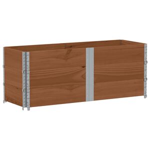 vidaXL Plantenbak 150x50 cm massief grenenhout bruin