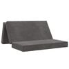 vidaXL Vouwbare Bankbed 120 x 67 x 45 cm Donkergrijs