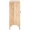 vidaXL Dressoir 80x30x73 cm massief mangohout en natuurlijk riet