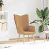 vidaXL Fauteuil Beige 62 x 67 x 95,5 cm Sherpa Stof