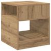 vidaXL Bijzettafel 2 pcs Artisan Eiken 40,5 x 40 x 45 cm Bewerkt hout