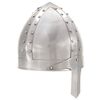 vidaXL Ridderhelm middeleeuws replica LARP staal zilverkleurig
