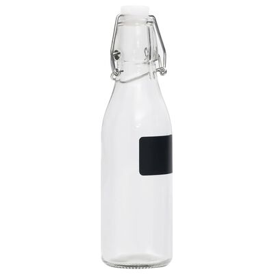 vidaXL Flessen met beugelsluiting 12 st 250ml rond glas