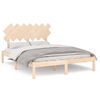 vidaXL Bedframe massief hout 140x190 cm