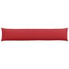 vidaXL Sofa Kussens 2 stuks Rood 200 x 40 cm Stof