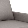 vidaXL 4-delige Loungeset met kussens stof taupe