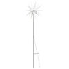 vidaXL Kerstlampen met grondpin en LED's 3 st 35 cm wit