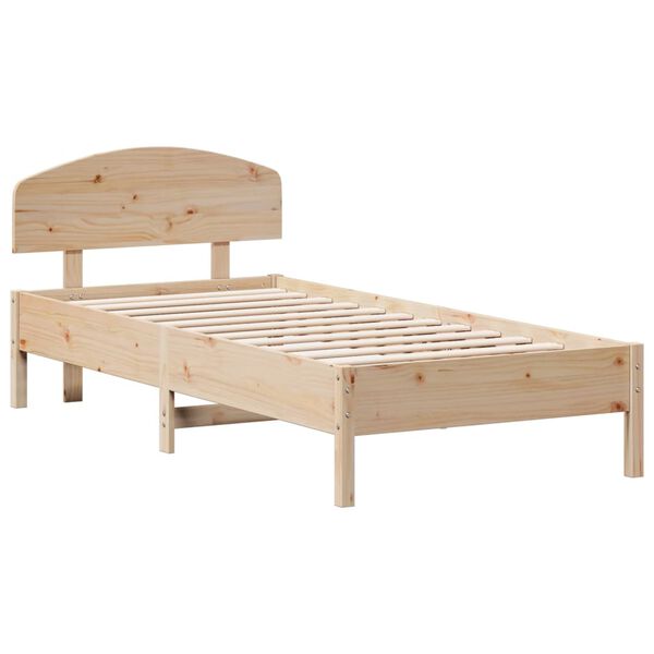 vidaXL Bedframe zonder matras massief grenenhout 90x200 cm