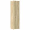 vidaXL Hoge kast 45x42,5x185 cm bewerkt hout sonoma eikenkleurig