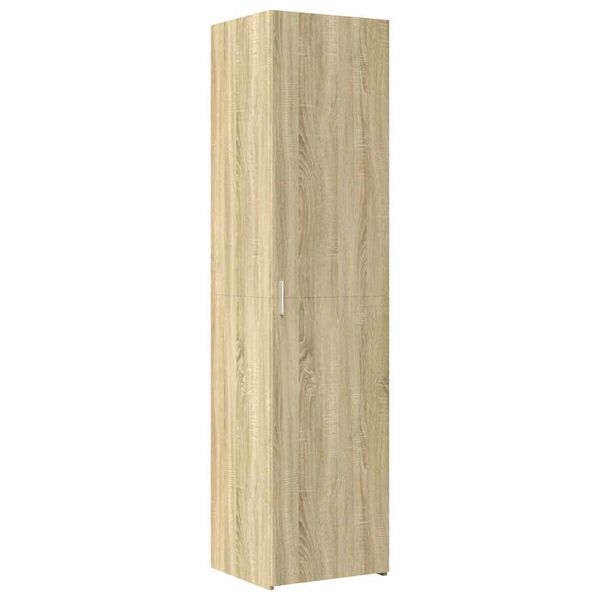 vidaXL Hoge kast 45x42,5x185 cm bewerkt hout sonoma eikenkleurig