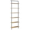 vidaXL Boekenkast 6-laags 60 x 24 x 203 cm Bewerkt hout Artisan Eiken
