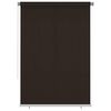vidaXL Rolgordijn voor buiten 165(B)x230(H) cm HDPE bruin