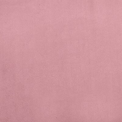 vidaXL Hondenmand met verlengstuk 100x50x30 cm fluweel roze