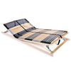 vidaXL Lattenbodem met 42 latten 7 zones 120x200 cm