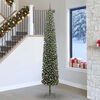 vidaXL Kunstkerstboom Groen 270 cm PVC en Staal en Kunststof