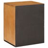vidaXL Badkamerkast Licht Bruin 38 x 33 x 48 cm Bewerkt hout