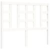 vidaXL Bedframe met hoofdbord massief hout wit 120x200 cm
