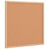 vidaXL Kurkbord met massief grenenhouten frame 40x40 cm