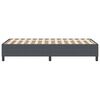 vidaXL Platform bedframe Donkergrijs 80 x 200 cm Stof