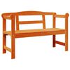 vidaXL Tuinbank 2 -Seater 119 x 44 x 76 cm Massief grenenhout Bruin