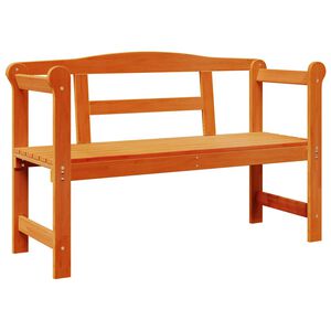 vidaXL Tuinbank 2 -Seater 119 x 44 x 76 cm Massief grenenhout Bruin