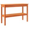 vidaXL Wandtafel Wasbruin 110 x 40 x 75 cm Massief grenenhout