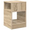 vidaXL Bijzettafel 2 pcs Sonoma Eiken 30,5 x 30 x 45 cm Bewerkt hout