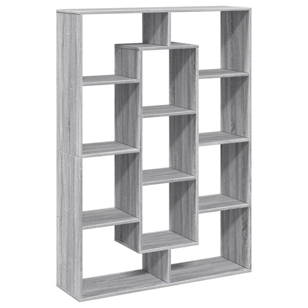 vidaXL Boekenkast 102x29x143 cm bewerkt hout grijs sonoma eikenkleurig