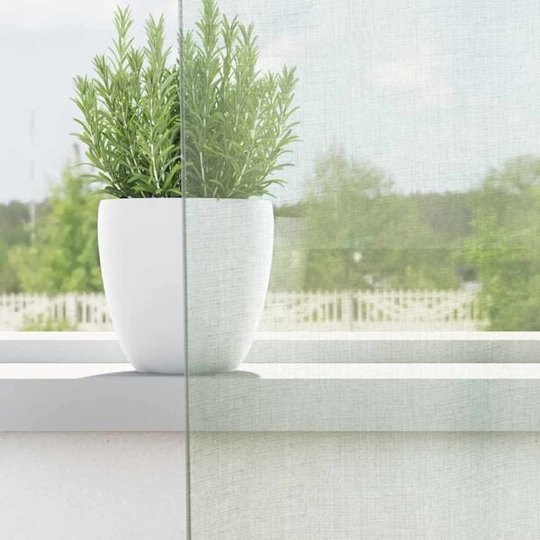 vidaXL Gordijnen voile met roedezakken 2 st lichtgrijs