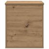 vidaXL Opslagdoos Artisan Eiken 40 x 42 x 46 cm Bewerkt hout