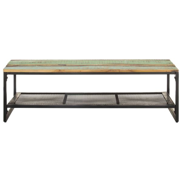 vidaXL Salontafel 110x60x35 cm massief gerecycled hout
