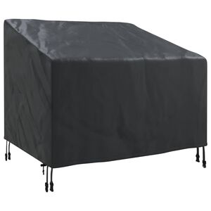 vidaXL Tuinstoelhoes Zwart 96 x 79 x 74 cm 210D Oxford Stof