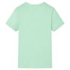 Kindershirt 140 lichtgroen