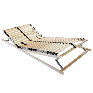 vidaXL Lattenbodem Bruin 70 x 190 cm Massief beukenhout